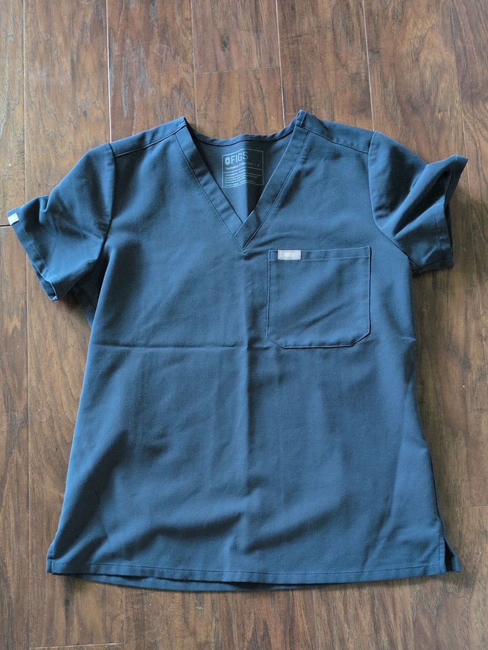 FIGS Dark Blue Scrub Top
